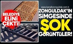 BELEDİYE ELİNİ ÇEKTİ, ZONGULDAK’IN SİMGESİNDE ŞOK GÖRÜNTÜLER!