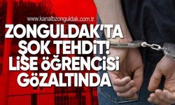 Zonguldak’ta Şok Tehdit! Lise Öğrencisi Gözaltına Alındı