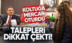 Mercan Su Koltuğa Oturdu, İlk İsteği Merak Uyandırdı