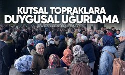 Uzunmehmet Camii’nde Duygusal Hac Uğurlaması