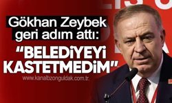 Zeybek Geri Adım Attı: “Belediyeyi Kastetmedim”