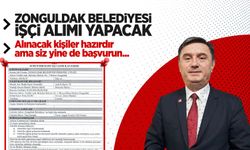 Zonguldak Belediyesi 35 beden işçisi alıyor