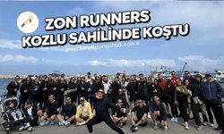Zon Runners ekibi pazar koşusuyla sahili renklendirdi