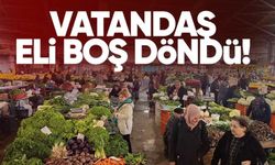 Zonguldak’ta halk pazarı boş kaldı