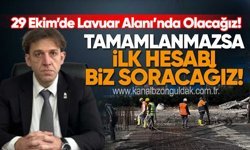 Oğuzhan Turhan'dan Lavuar Alanı İçin Sert Çıkış