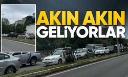Bayram tatili başladı, Araç kuyruğu oluştu