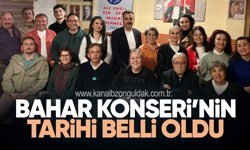 BAHAR KONSERİ'NİN TARİHİ BELLİ OLDU