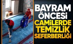 Zonguldak’ta Bayram Öncesi Camilerde Temizlik Seferberliği