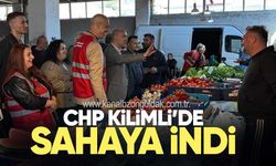 CHP Heyeti Kilimli Pazaryeri’nde Vatandaşla Buluştu