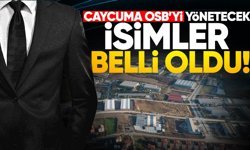 Çaycuma OSB’de 4 Yıllık Görev Dağılımı Yapıldı