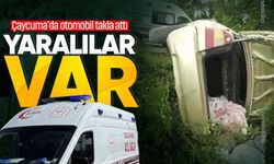 Çaycuma'da otomobil takla attı: 4 kişi yaralandı!