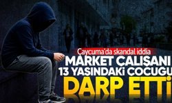 Çaycuma'da skandal iddia: Market çalışanı 13 yaşındaki çocuğu darp etti!