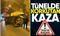 Değirmenağzı Tüneli'nde korkutan kaza
