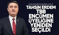 Tahsin Erdem TBB Encümeninde Yeniden Görevde