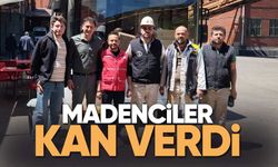 Kozlu’da Madencilerden Hayat Veren Destek