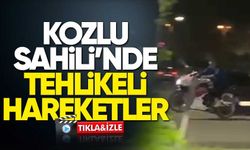 Kozlu Sahili’nde Tehlikeli Hareketler