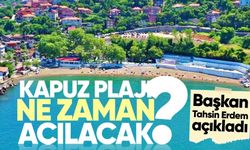 Kapuz Plajı ne zaman açılacak? Tahsin Erdem açıkladı...