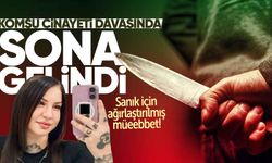 Komşu cinayeti davasında sona gelindi: Sanık için ağırlaştırılmış müeebbet!