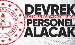 Milli Eğitim Müdürlüğü Devrek'te personel alacak