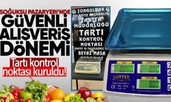 Soğuksu Pazaryeri’nde güvenli alışveriş dönemi: Tartı kontrol noktası kuruldu!