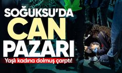 Soğuksu'da can pazarı: Yaşlı kadına dolmuş çarptı!