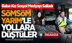 Baba-Kızın Türkülü Tır Yolculuğu Sosyal Medyada Viral Oldu