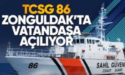 TCSG 86 Sahil Güvenlik Botu Zonguldak’ta Ziyarete Açılacak