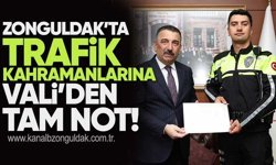 Zonguldak’ta Trafik Personeline Başarı Ödülü!