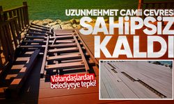 Uzunmehmet Camii çevresi sahipsiz kaldı: Vatandaşlardan belediyeye tepki!