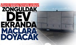 Vitamin Noktası hizmete açılıyor! Zonguldak dev ekranda maçlara doyacak