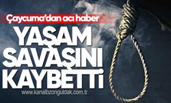 Çaycuma'da acı kayıp!