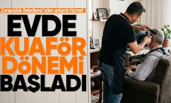 Zonguldak Belediyesi’nden anlamlı hizmet: Evde kuaför dönemi başladı!