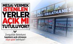 Zonguldak Belediyesi'nin mesai projesi: Neye göre belirleniyor!