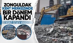 Zonguldak kent merkezinde bir dönem kapandı: Vakıf İşhanı yıkıldı!