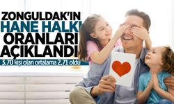 Zonguldak'ın hane halkı oranları açıklandı