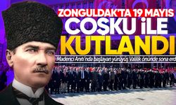Zonguldak'ta 19 Mayıs coşku ile kutlandı