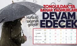 Zonguldak'ta hafta içi sağanak yağış etkili olacak
