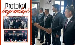 Zonguldak'ta protokol bayramlaştı