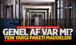 12. Yargı Paketi TBMM'de! İnfaz düzenlemesi var mı?