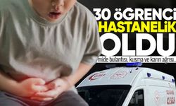 30'dan fazla öğrenci zehirlenme şüphesiyle hastaneye başvurdu