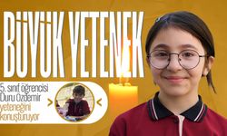 5. sınıf öğrencisi Duru Özdemir yeteneğini konuşturuyor