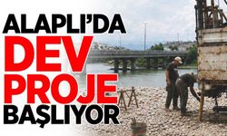 Alaplı Çayı Projesinde İlk Kazma Vuruluyor