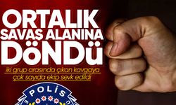 Bakacakkadı’da ortalık savaş alanına döndü! İki grup birbirine girdi...