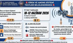 Bartın'da ikaz ve alarm sistemleri test edilecek, Emniyetten 'Panik Yapmayın' uyarısı