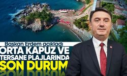 Başkan Erdem açıkladı! Orta Kapuz ve Tersane plajlarında son durum...