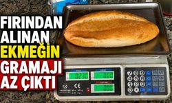 Zonguldak’ta fırından alınan ekmeğin gramajı eksik çıktı