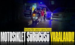İncivez'de gece yarısı kaza: Motosiklet sürücüsü yaralandı!