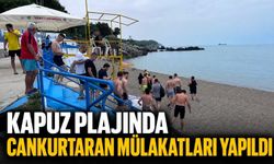 Kapuz Plajı’nda iş için yarıştılar: 17 adaydan sadece 6’sı seçilecek!