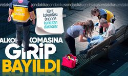 Kent Lokantası önünde korkutan dakikalar: Alkol komasına girip bayıldı!