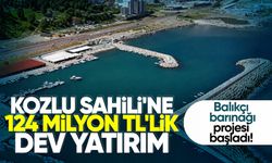 Kozlu Sahili'ne 124 milyon TL'lik dev yatırım: Balıkçı barınağı projesi başladı!